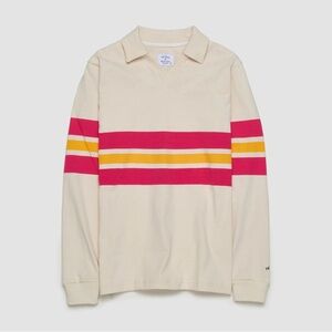 NOAH NYC Pitch Perfect Collection Knit Polo Shirt